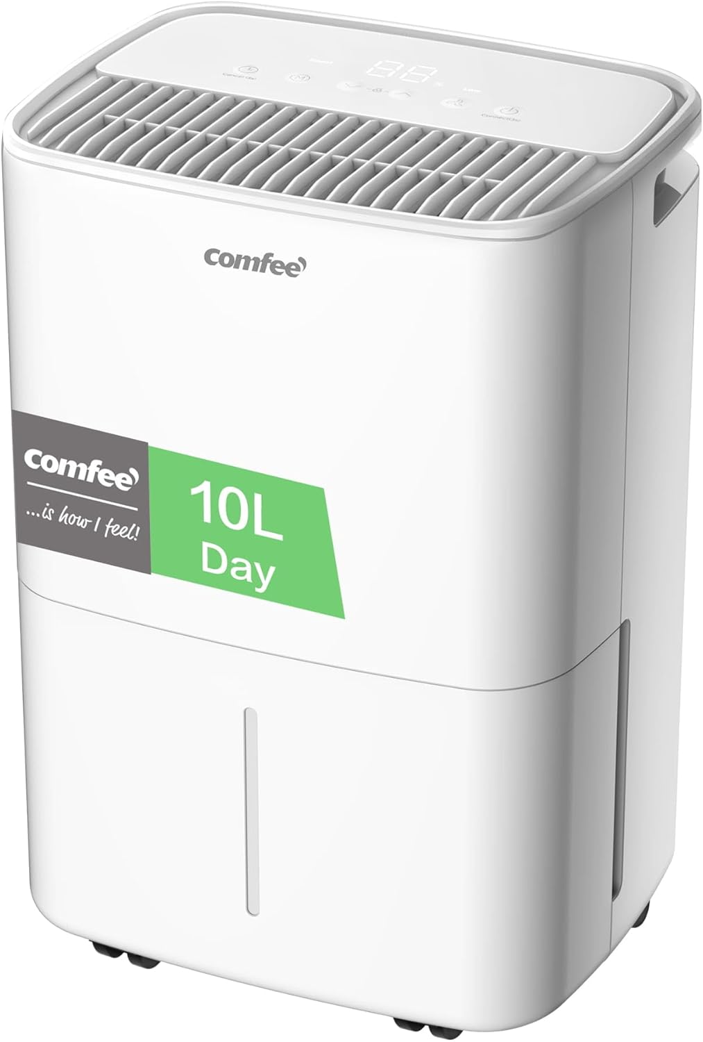 Luchtontvochtiger – Ontvochtiger – Droger – Airdryer – Vochtvreter – 10 Liter Per Dag Capaciteit – Voor Ruimtes Tot 16 m² - QUORE