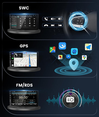 [4G + 64G] Dual DIN Android 15 autoradio voor Mazda 6 GJ Atenza 2012-2016 CarPlay, DSP, camera+MIC, stuurbediening, RDS, 4G, wifi, Dab, Bluetooth 5.0, 9 inch IPS-display