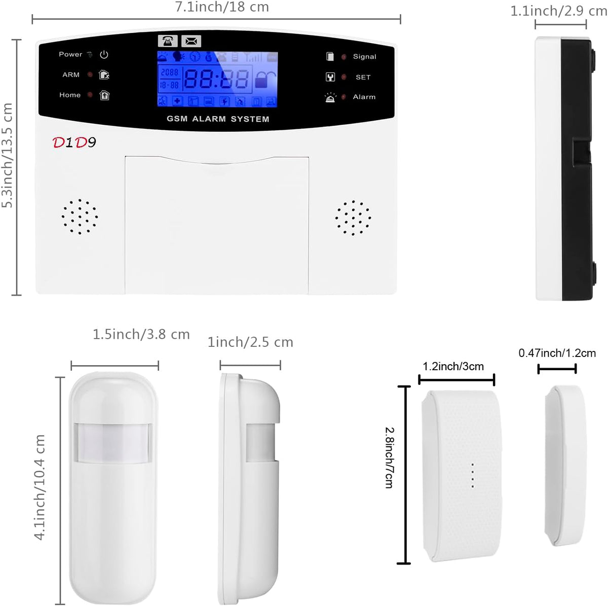 Home-GSM wifi-alarminstallatie, draadloze afschrikking, inbreker voor huisbeveiliging