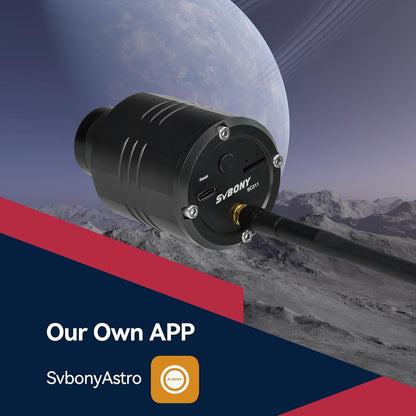 Svbony SC311 WiFi Telescoop Astro Camera op Instapniveau, WiFi 4 Punts Verbinding Oculair Telescoop met IMX662 CMOS Sensor, Elektronisch Oculair met 32GB TF Kaart voor EAA en Planetaire Fotografie