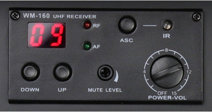 Mobiele PA Luidspreker Met Headset 584-607 MHz – Mobiele Geluidsinstallatie – Draagbare Geluidsoplossing – PA Speaker – Geluidssysteem – Geïntegreerde Accu – CD/MP3/USB/SD-Speler