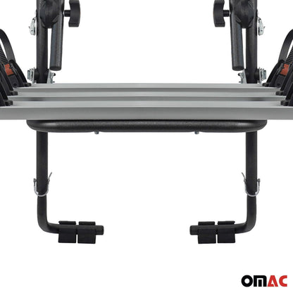 Menabo Bicycle Carrier 3 Bikes for VW Touran 2003-2025 Aluminium Black Silver - QUORE
