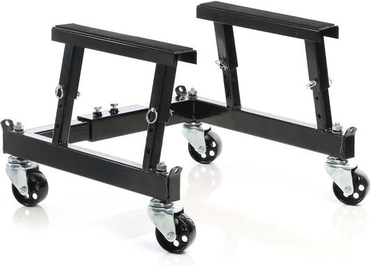 Wiltec montagebok met wielen montagehefbrug motorbrug krik tot 680 kg voor motor an ATV