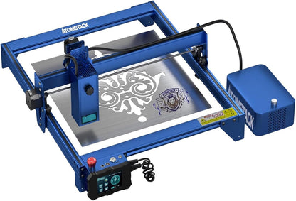 Lasergraveermachine – Lasercutter, graveermachine, laser snijmachine, graveer en snijmachine – 20 W laservermogen – Offline bediening via touchscreen en app