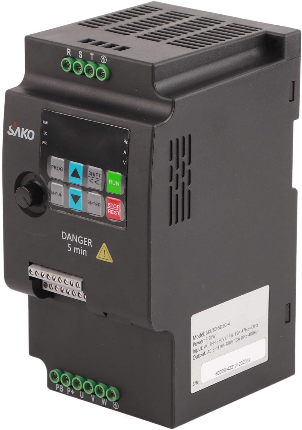 Mini VFD 380 V frequentieomvormer SKI780-5D5G-4 3-fasen omvormer voor 3-fasen draaistoelmotoren (380 V 5,5 KW)