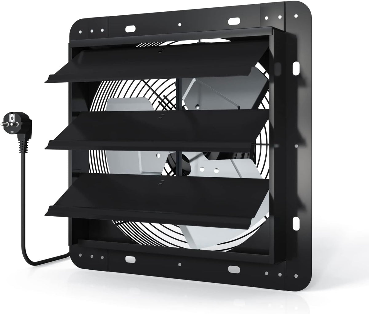 Aygrochy 350 mm afvoerventilator, afvoerluchtventilator voor verwarming, koeling, booster, groeitenten, hydroculturen, thuisgebruik, ventilatie en afzuigventilator.