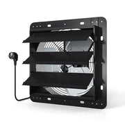 Afvoerventilator - Ventilator - Afzuigventilator - met Touchpad-bediening - voor Verwarming - Koeling - Booster - Groeitenten - Hydroculturen - Thuisgebruik Ventilatie - 250 mm - 32 x 5 x 26.2 cm - Zwart