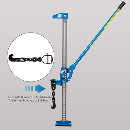 Boerderijkrik – High Lift Jack – Farm Jack – 4x4 Krik – Tractorkrik – 48 Inch – 3 Ton – Gietijzer & Koolstofstaal