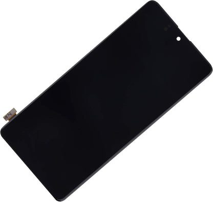 AMOLED Compatibel met Samsung Galaxy M51 SM-M515F, SM-M515F/DSN (zwart zonder frame) LCD-display touchscreen scherm digitizer montageglas + gereedschap