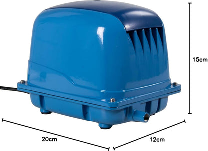 Luchtpomp – Vijverpomp – Airpump – Zwembadpomp – Aquarium Luchtpomp – 25 Watt Energiezuinig – Max Druk 3,0 Meter
