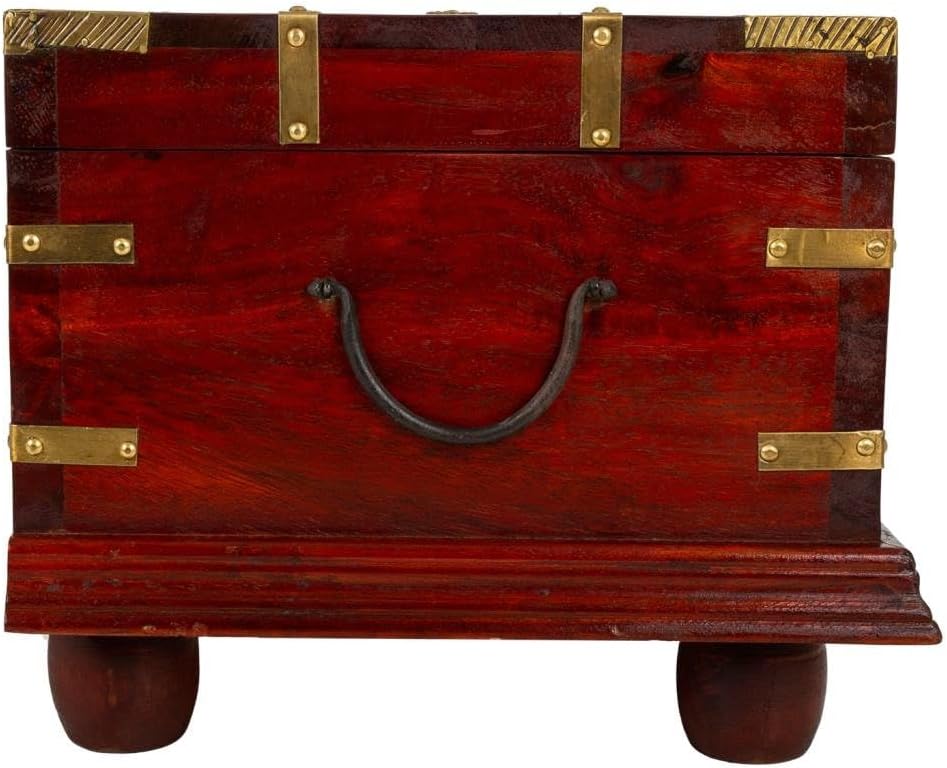Baul de madera acabado artesanal