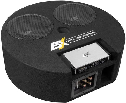 ESX DBX800Q | 2 x 20 cm (8') Dual Bassreflex-systeem voor de reserveradmulde | Subwoofer - BASS