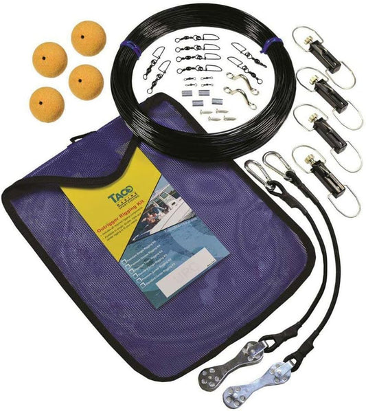 TACO Marine RK-0002PB Marine Premium Dubbele Rigging Kit voor 2 Steunen