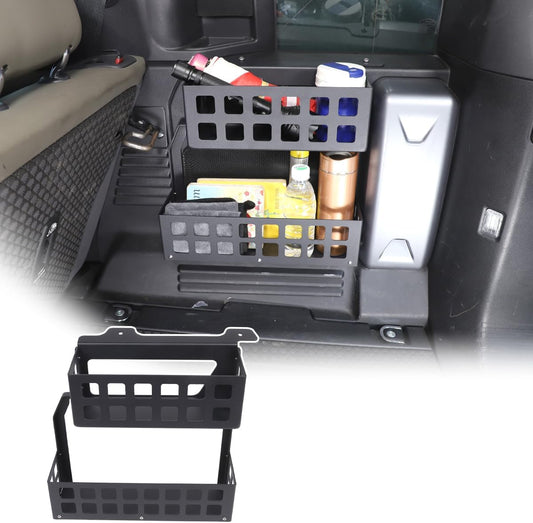 Car Trunk Opbergmand Organizer & Side Cargo Rack Organizer Modulair Compatibel met Defender 110 2020-2024 Auto Achterdeur Opvouwbare Tafel Achterklep Tafel (Opbergmand Organizer-A)
