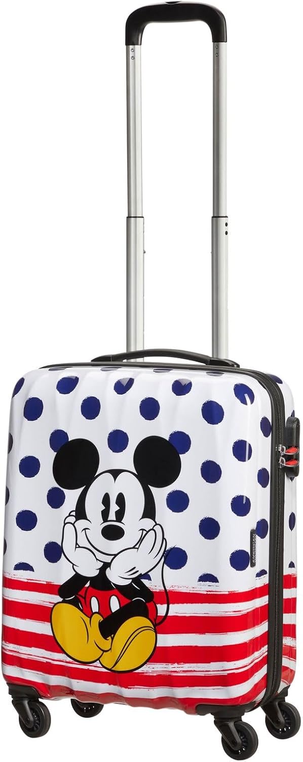 American Tourist Disney Legends - Spinner S, Children's Bagage, 55 cm, 36 L, veelkleurige (Mikcey Blue Dots)