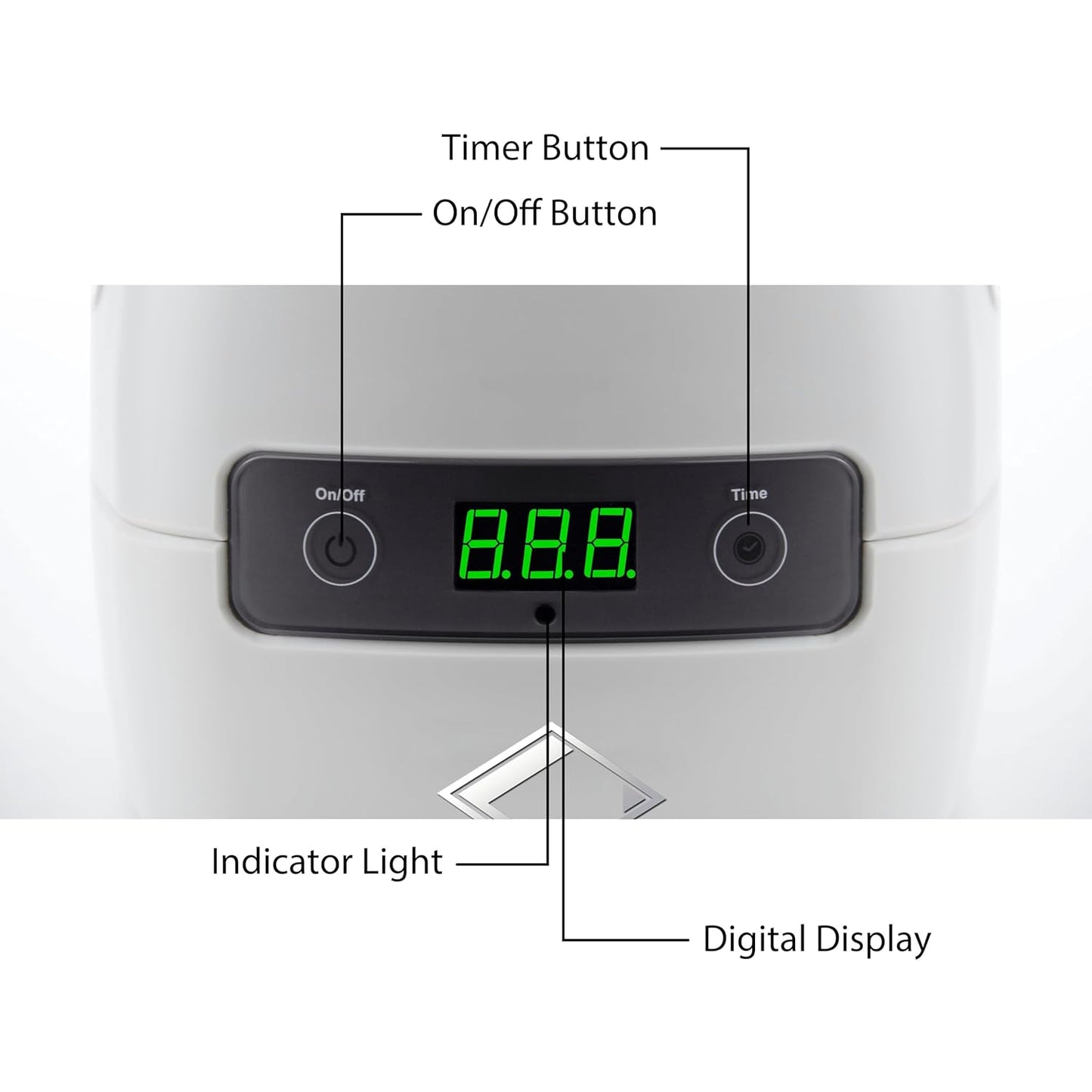 LifeBasis Professioneel ultrasoon reinigingsapparaat, brillenreinigingsapparaat met 5 tijdsinstellingen, 60 W, ultrasoon reinigingsapparaat voor sieraden, brillen, inktpatronen, gereedschap