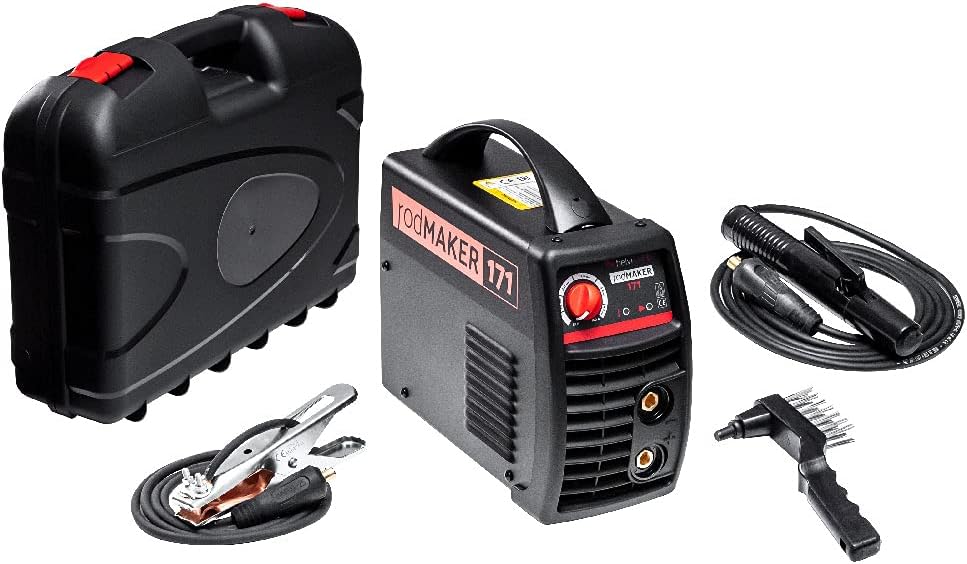 99805998 Inverter lasapparaat RodMaker 171 + koffer 230 V, zwart, 160 Amp