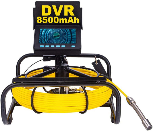 17 mm buis inspectiecamera met 16 GB DVR-video-opnamefunctie, 4,3 inch display endoscoop met ledlampen, industriële endoscoop voor loodgieters,