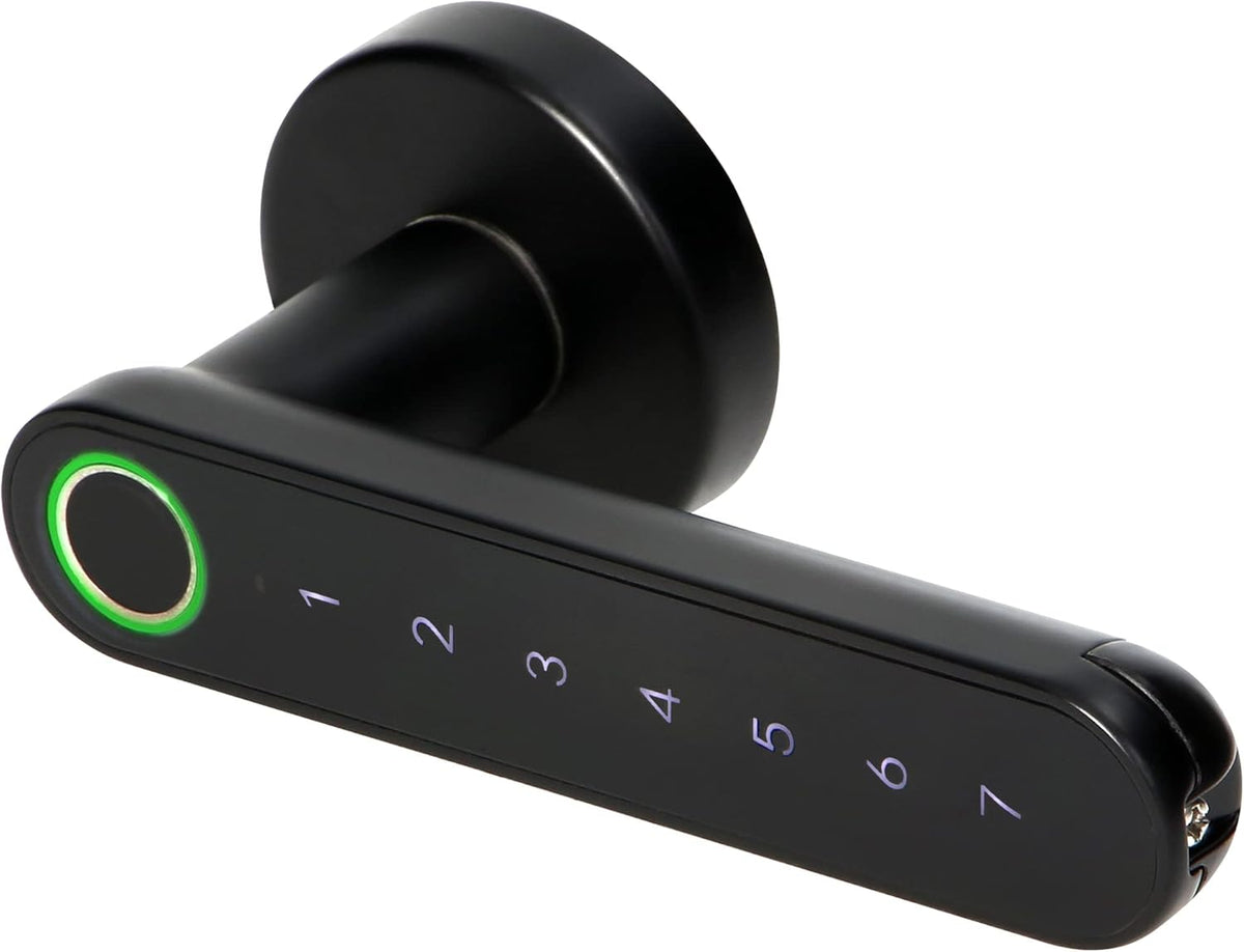 Smart Lock met Tiptoetsenbord en Slimme Functie - Vingerafdruklezer Bleutooth 4.0 (Zwart)