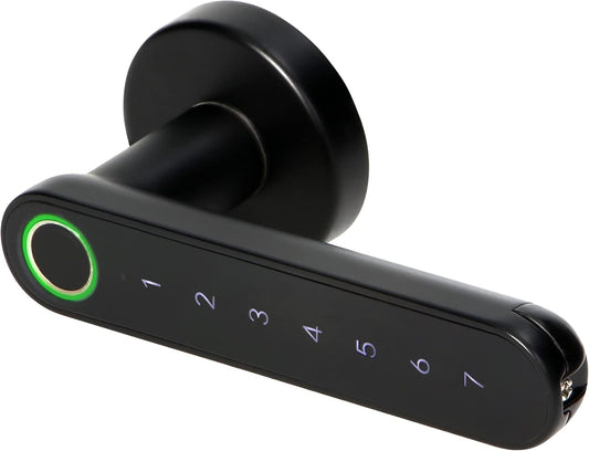 Smart Lock met Tiptoetsenbord en Slimme Functie - Vingerafdruklezer Bleutooth 4.0 (Zwart)