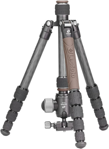 Carbon Statief Met Kogelkop – Fotostatief – Camerastatief – Driepoot – Balhoofdstatief – 10-Laags Carbon – Ingeklapt 33 Cm – Tot 6 Kg Draagvermogen