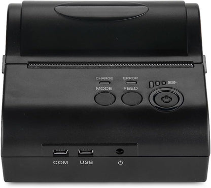 Bluetooth Thermische Printer 80 Mm – Bonnenprinter – Bonprinter – Kassabonprinter – Ticketprinter – Compact En Licht – Oplaadbare 2000 mAh Batterij