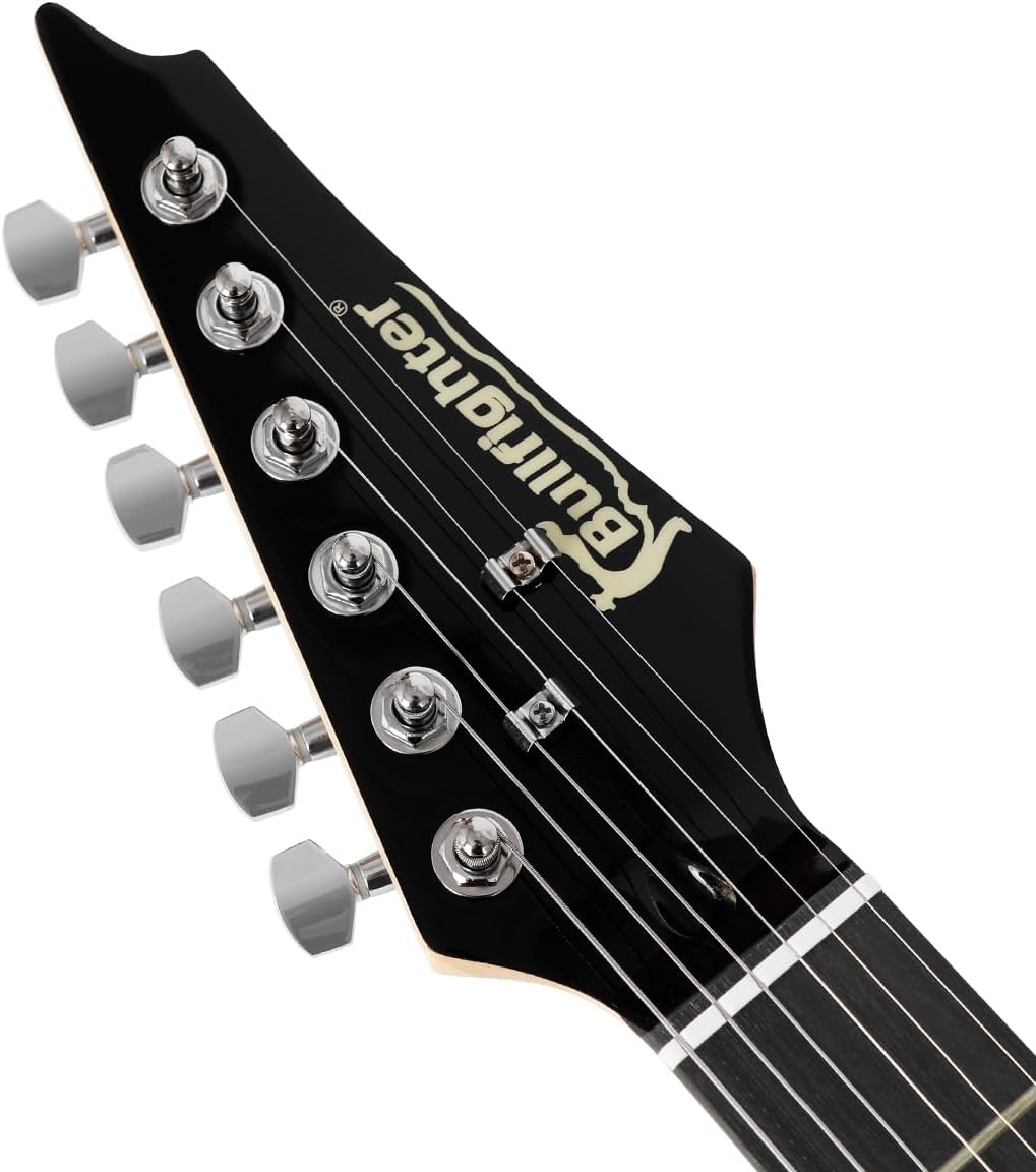 Elektrische gitaar voor beginners beginners volwassen oefening elektrische gitaar geavanceerd prestatie set professionele kwaliteit-D170 (Rood)
