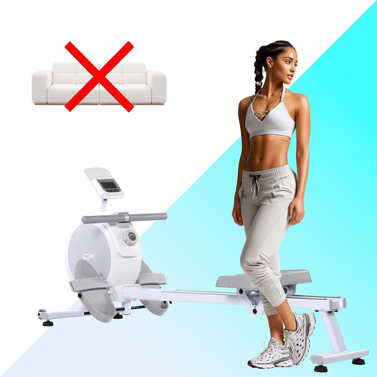 Clover Fitness Paddle Indoor Premium – transform your body with a full-body workout at home - QUORE