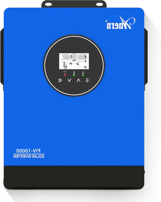 Hybride Solar Inverter – Zonne-omvormer – PV Omvormer – Photovoltaïsche Omvormer – Zonne-energie Omvormer – 10kW Met 2 MPPT Ingangen – Max Input 13.5kW Zonder Batterij - QUORE