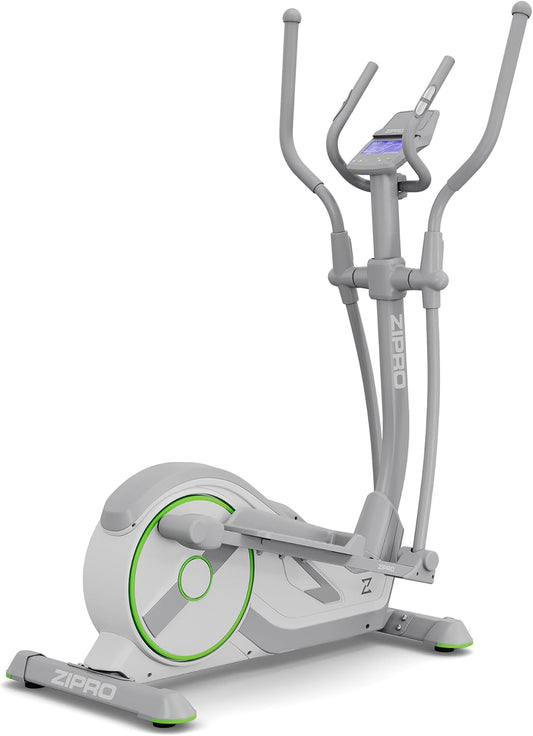 ZIPRO WAVE Home Elliptical Trainer - 32 Levels Magnetic Resistance, Heart Rate Sensors, 16 Programs, Compatible with Kinomap & Zwift, Tablet Holder, Easy Assembly, Home Fitness - QUORE