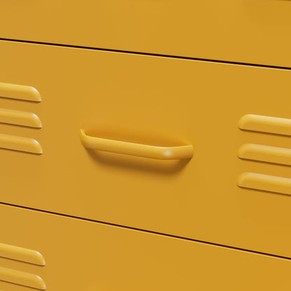Chest of drawers - Locker cabinet - Wardrobe - Chest of drawers - Storage cabinet - Industrial cabinet with drawers - Metal Cabinet for Bedroom - 80x40x100cm (LxWxH) - Powder coated steel - QUORE