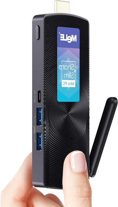 Mini PC – Mini Computer – Micro PC – Compact Desktop – Fanless Design – Stil, Krachtige Alder Lake N100 Processor tot 3,4 GHz – Uitbreidbare 128GB Opslag