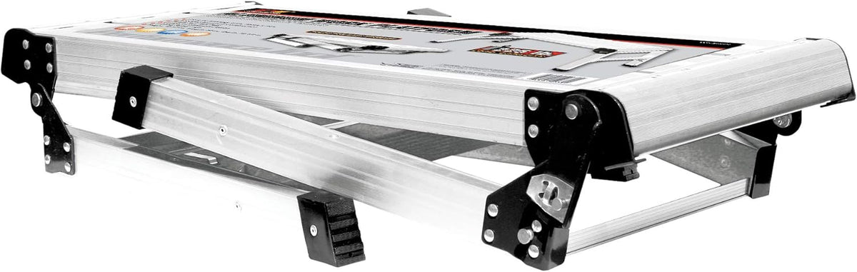 Performance Tool W54039 vouwen aluminium werkplatform en stap (19-1/2-inch hoog x 15-1/4-inch breed en 30-inch lang (220 lb-capaciteit)