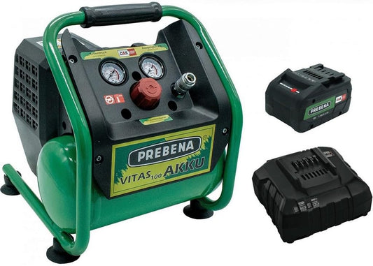 Prebena Vitas 100-accu compressor 18 V 5 l 8 bar CAS + 1 x accu 5,5 Ah