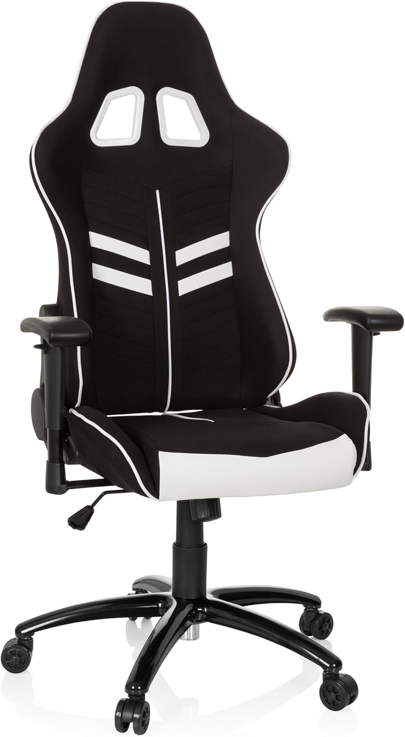 hjh OFFICE 729250 League Pro 729250 Chef-stoel met armleuningen, ergonomisch sportzitje, in hoogte verstelbaar