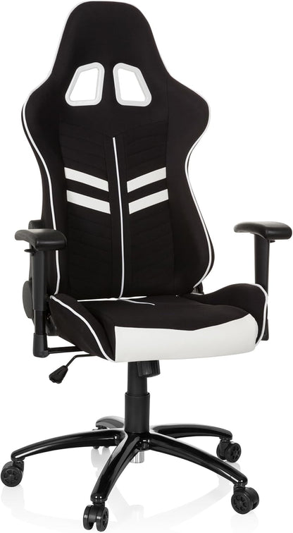 hjh OFFICE 729250 League Pro 729250 Chef-stoel met armleuningen, ergonomisch sportzitje, in hoogte verstelbaar