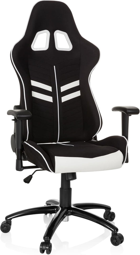 hjh OFFICE 729250 League Pro 729250 Chef-stoel met armleuningen, ergonomisch sportzitje, in hoogte verstelbaar