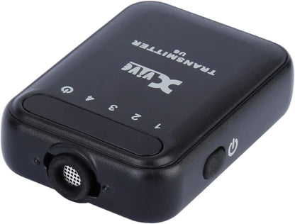 Draadloos Digitaal Microfoonsysteem – Draadloze Microfoon, Microfoonset, Camera Microfoon, Smartphone Microfoon – Compact Met Geïntegreerde Capsule – 2,4 GHz True Diversity – 24-bit/48 kHz Audio, Tot 5 Uur Accuduur
