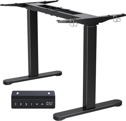 BONTEC Height Adjustable Electric Desk Height Adjustable Stable Standing Desk - QUORE