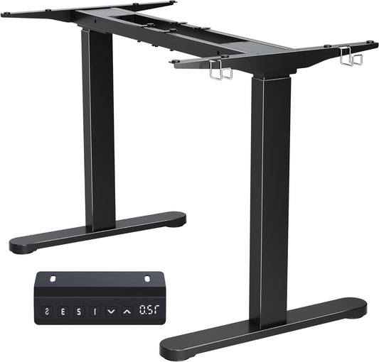 BONTEC Height Adjustable Electric Desk Height Adjustable Stable Standing Desk - QUORE