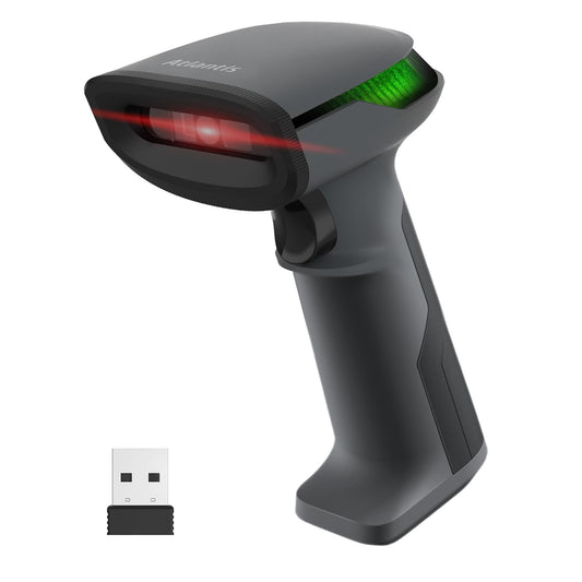 Atlantis A08-LD230P-2D-W barcodelezer, barcodelezer, draadloos, 1D en 2D optische prof (640 x 480), 60 fps, leest van smartphone en display, farmaceutische code, USB-aansluiting, snelstartgids