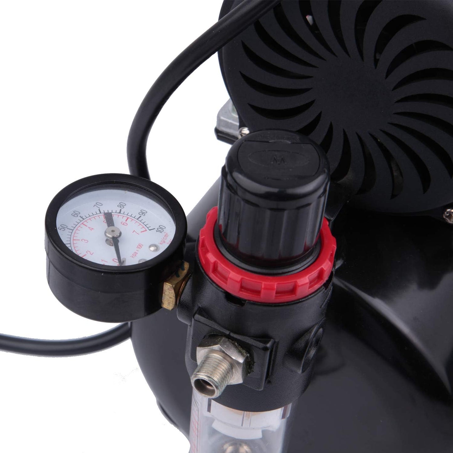 Airbrush Compressor – Olievrije Compressor – Pomp – Luchtcompressor – Spuitpomp – Stil Geluidsniveau – 3L Tank Met Koelventilator