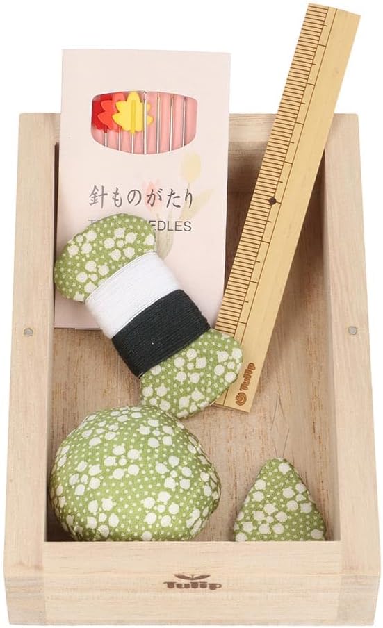 Tulip Sakura wooden sewing box 7.8 x 12.2 cm single piece