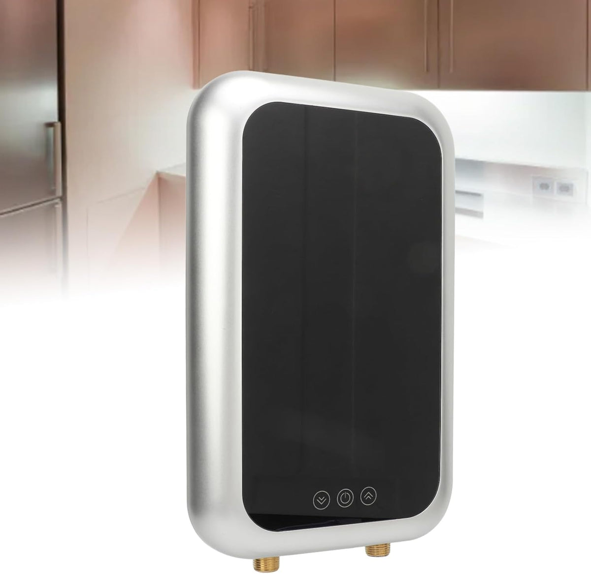 9KW Elektrische Tankless Doorstroomverwarmer, Automatische Constante Temperatuur Mini-warmwaterverwarmer met Scherm voor Thuiskeuken en Badkamer