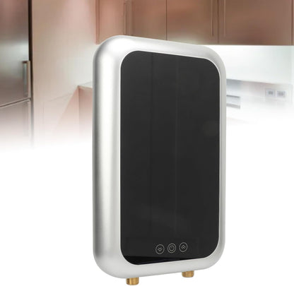 9KW Elektrische Tankless Doorstroomverwarmer, Automatische Constante Temperatuur Mini-warmwaterverwarmer met Scherm voor Thuiskeuken en Badkamer