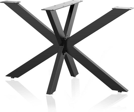 XPOtool stalen tafelpoot onderstel spider 71x68x120cm zwart matrixpoot tafelframe spin vorm