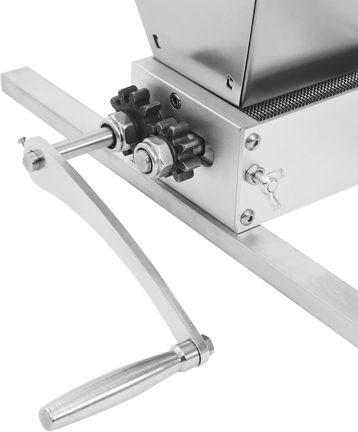 Graanmolen – Graanmaalder – Handmolen – Moutmolen – Maler – Handmatige Verstelbare Rollers 0-2,5 mm – Grote Trechter 22x21 cm – 4 Liter Capaciteit