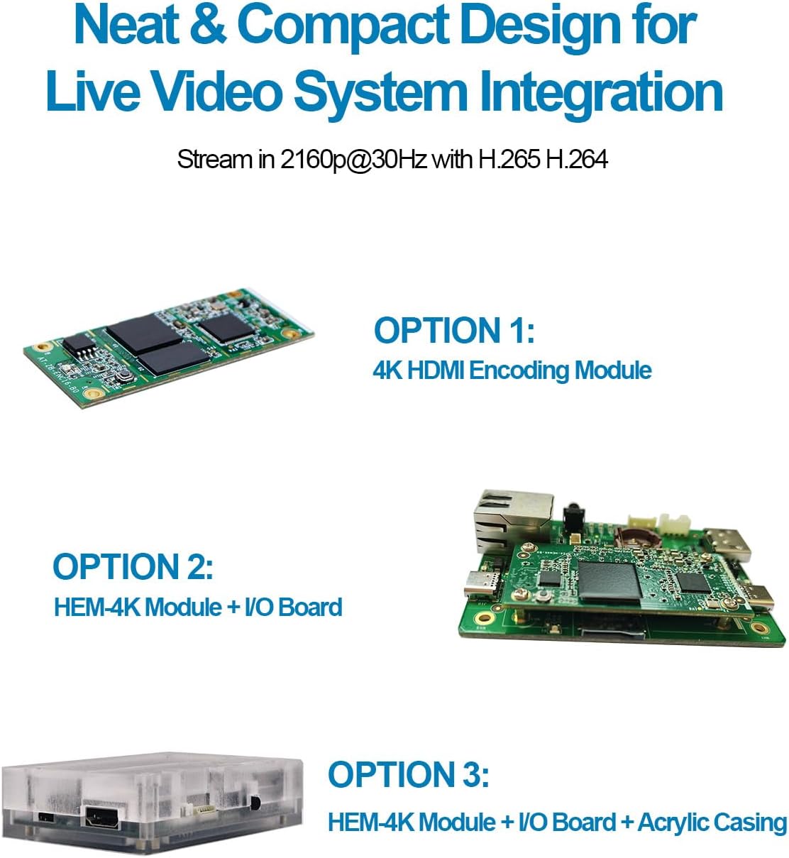 DDMALL Compacte 4K HDMI-encoder voor live streaming, ondersteunt UVC HEM-4K