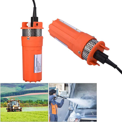 Estink Waterpomp 12V dompelpomp op zonne-energie, 30 m opvoerhoogte, voor diepe putten en watervoorziening