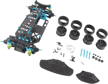 RC Auto Frame – RC Drift Frame – RC Wielbasis – RC Carrosserie – RC Onderstel – Koolstofvezel Chassis – Hoge Duurzaamheid – Krasbestendig
